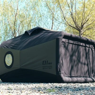 Barraca de acampamento resistente às intempéries para viagens
